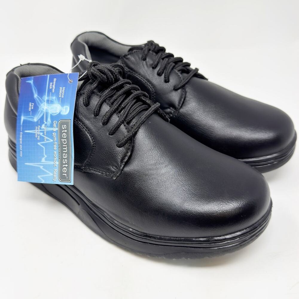 NWT Stepmaster by Deer Stags Men's Black Theo Sneakers 8.5